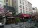  petits restaurants le long des quais, quartier Saint-Michel